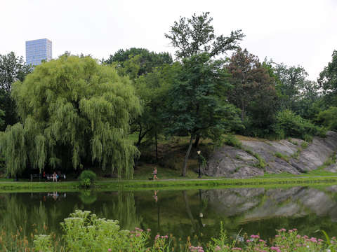 Lakeside path central park nyc