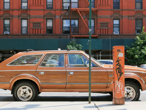 Wood car harlem nyc new york