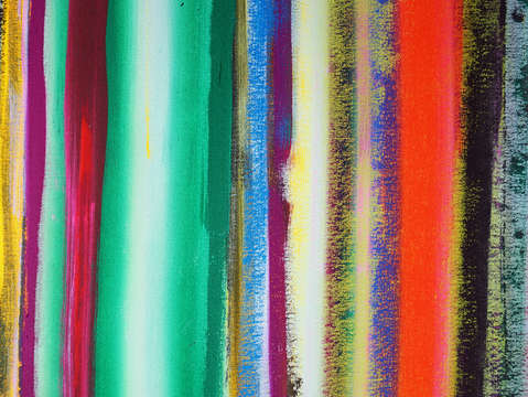 Green and orange stripes