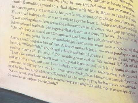 A Walk With David Hammons