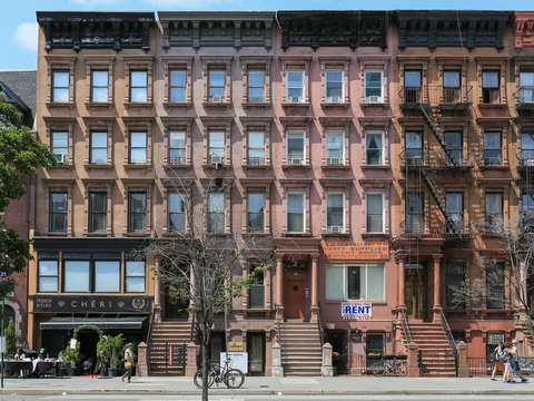 Apartment buildings harlem nyc new york