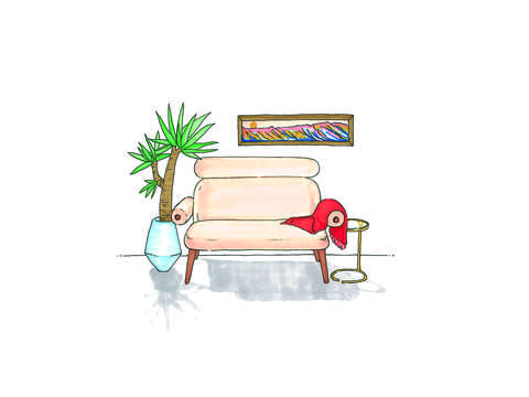 Waiting room at home