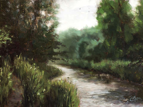 Plein air morning ii