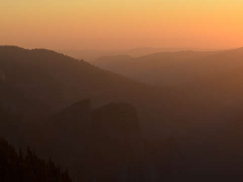 Yosemite sunset