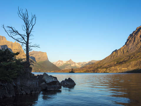 Goose island on st marys lake