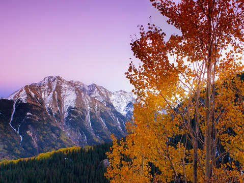 Twilight peak autumn