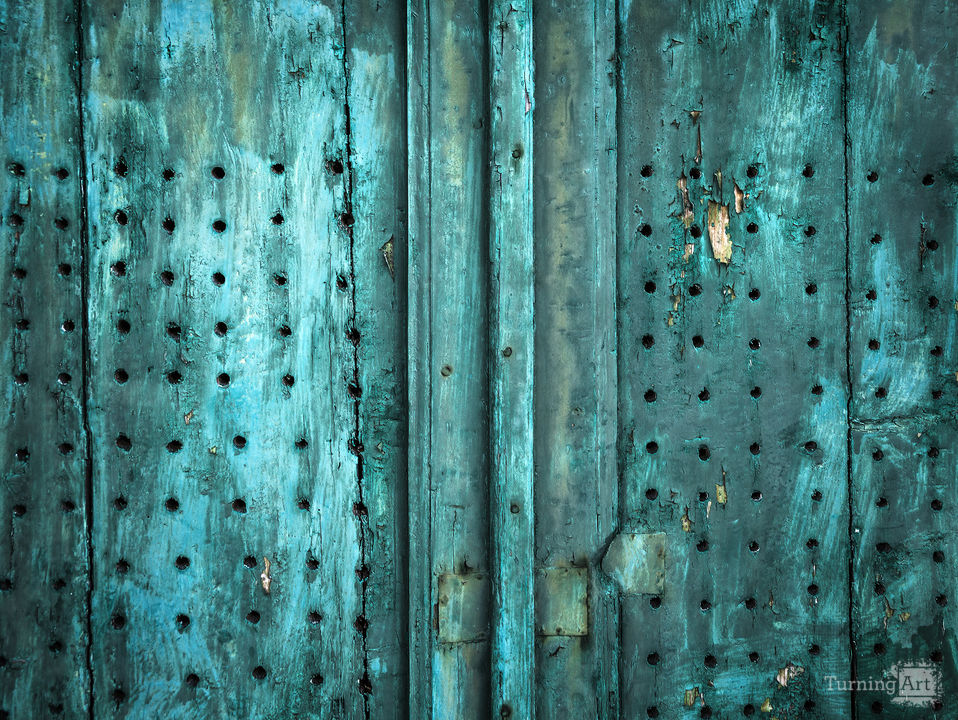 Turquise door