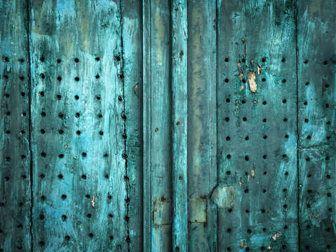 Turquise door