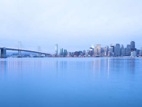 San francisco at dawn