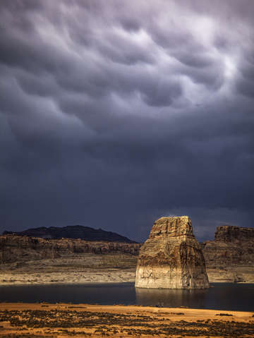 Lone rock