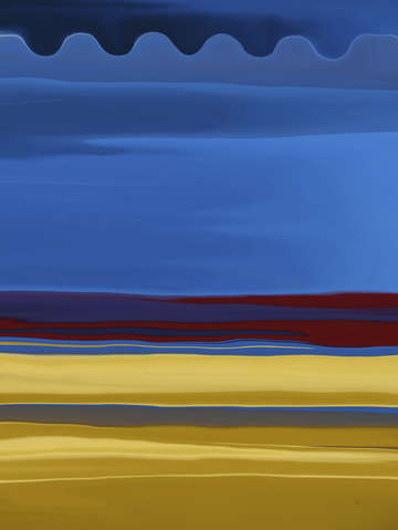 Thunderclouds and beach 02640