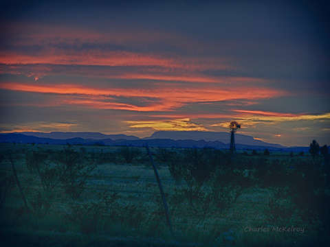 West texas sunset