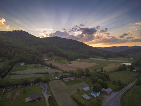 Rays from above