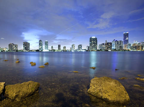 Miami at night