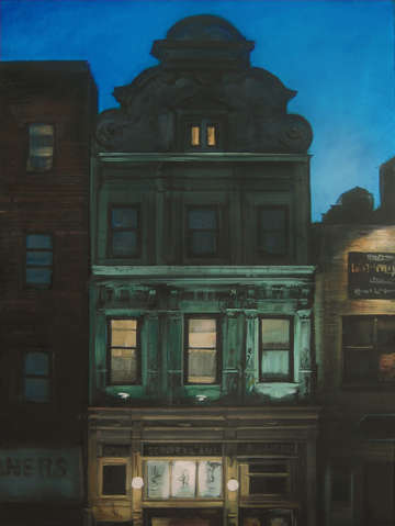 Scheffel hall at night 2