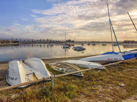 Moored at mission bay