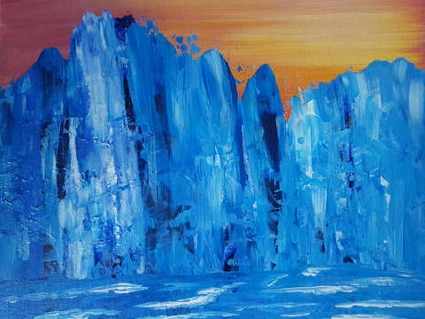 The blue wall