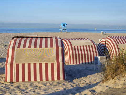 Red white and sandy