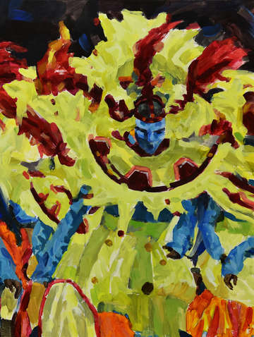 Mask dancer no1