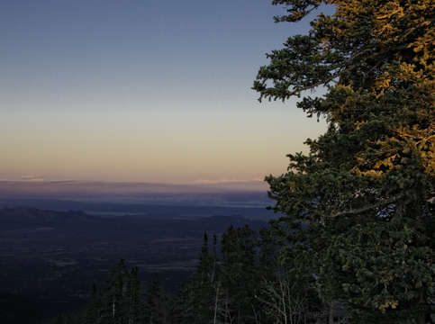 Sunset in the valley