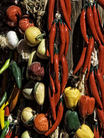 Red hot peppers