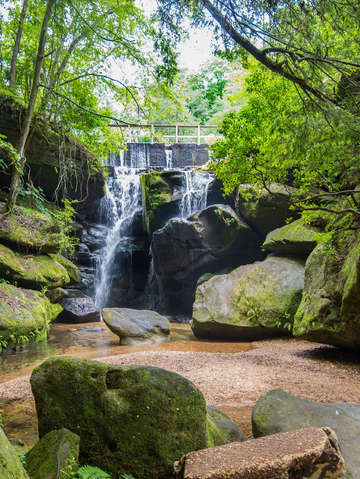 Rainbow falls dismal canyon