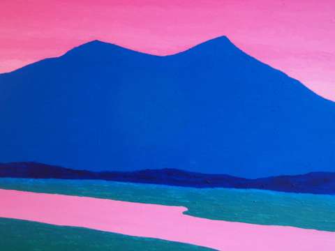 Pink river