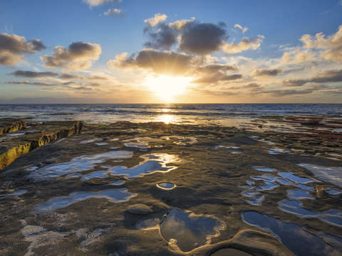 Reef sunset