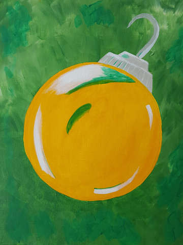 Yellow ornament