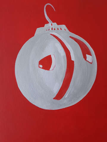 Silver ornament