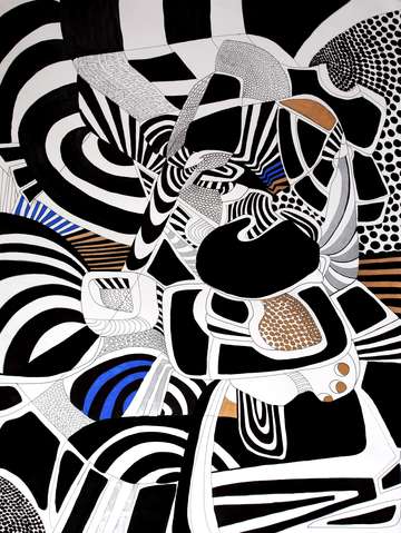 A year in 2017 abstraction 24