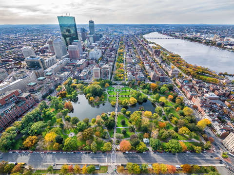 Autumn over boston