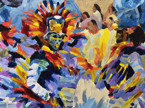 Rio mask dancer no2