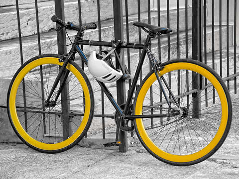 Bike on street