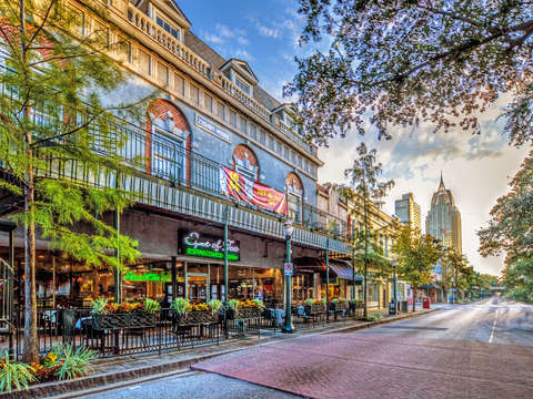 Spot of tea early morning on dauphin st mobile ala
