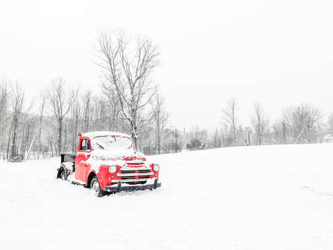 Winter comes to the farm