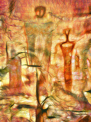 Fremont pictographs