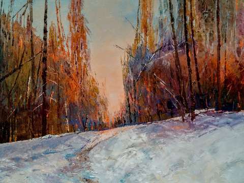 A winter sunrise