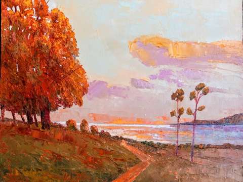 An autumn sunrise