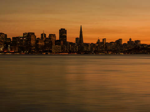 Night falls on the golden one