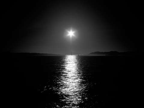 Moonlight on the bay
