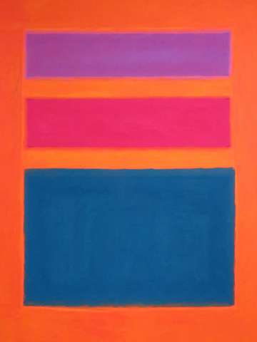 Sunrise homage to rothko