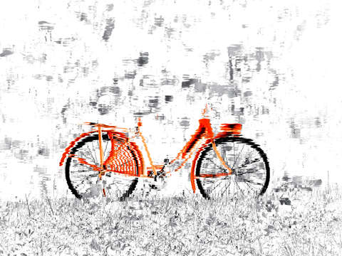 The odd red bike