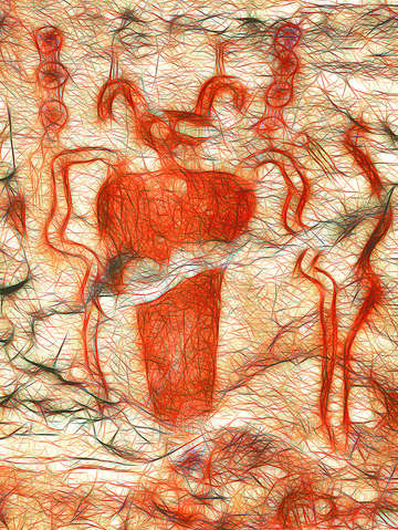 Sego canyon horned figure 2