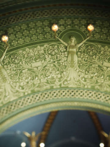 Union station st louis bas carving