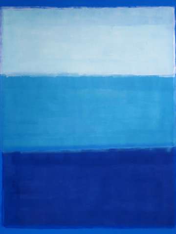 Blue homage to rothko