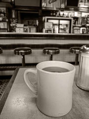 Cup of joe at the diner