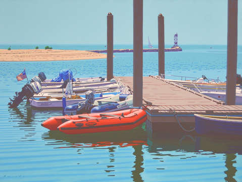 Mouth of the harbor