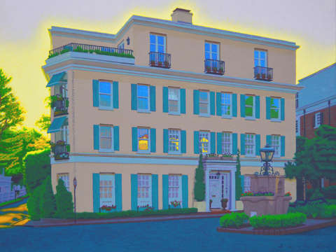 Sunset and main