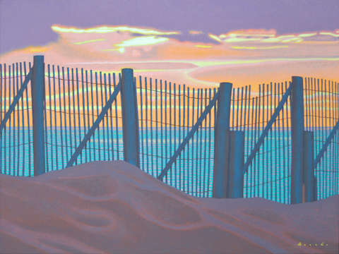Sunset fence